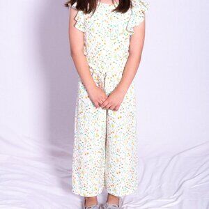 BG Girl's Floral Lined Jumper